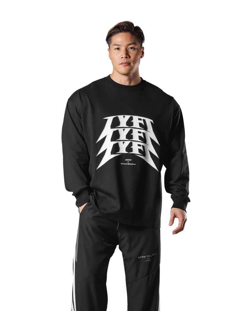 Metal Logo Big Long T-Shirt - Black – LÝFT Metal Logo Big Long T-Shirt - Black – LÝFT