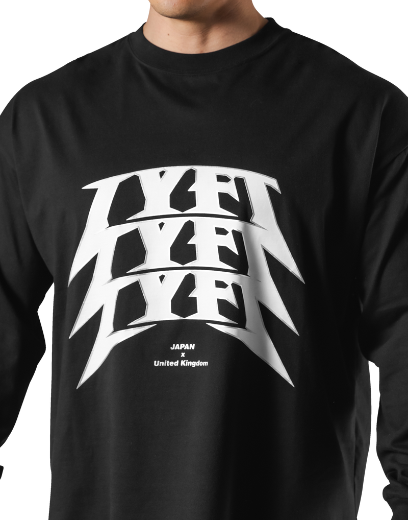 Metal Logo Big Long T-Shirt - Black – LÝFT Metal Logo Big Long T-Shirt - Black – LÝFT