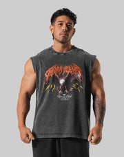 Eagle Graphic Vintage Tanktop - Black