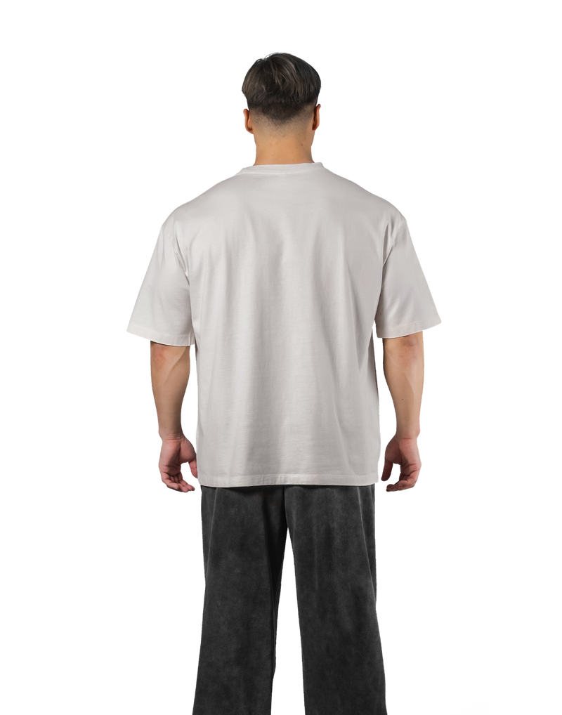LÝFT Logo Vintage Big T-Shirt V.2 - Ivory