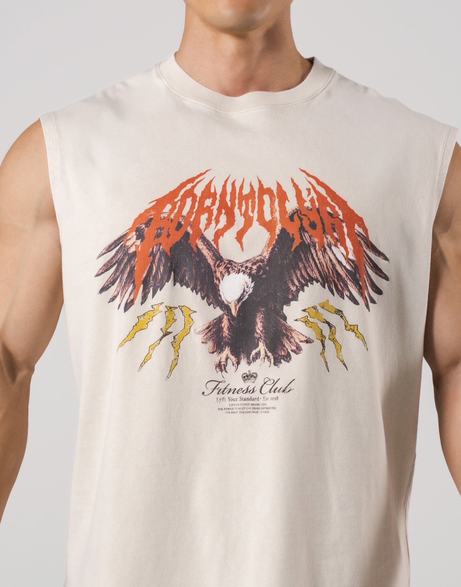 Eagle Graphic Vintage Tanktop - Ivory – LÝFT