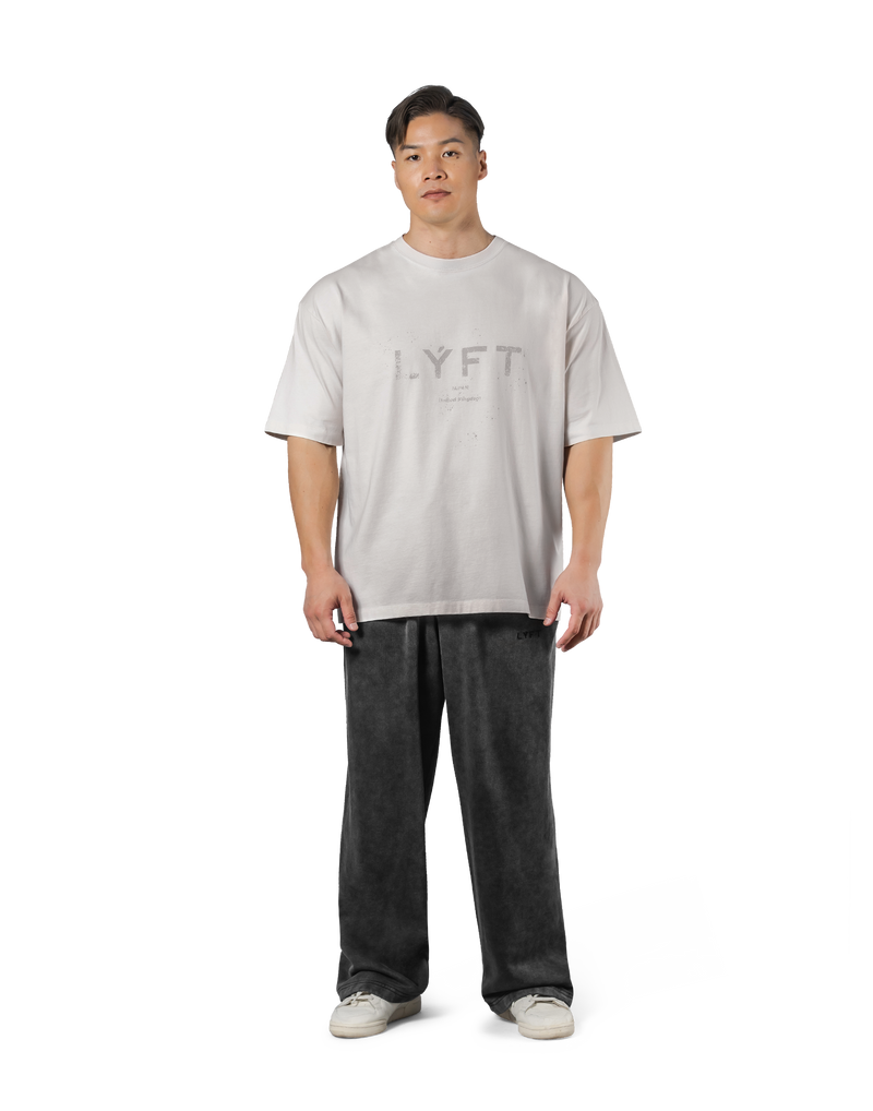 LÝFT Logo Vintage Big T-Shirt V.2 - Ivory