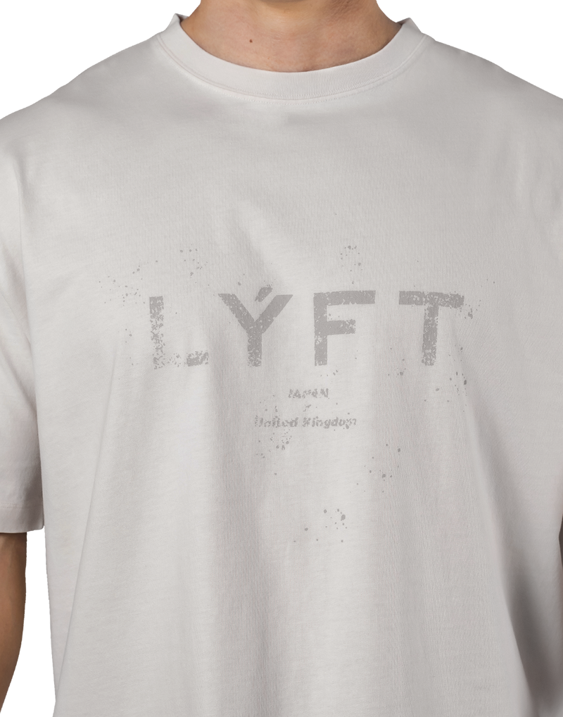 LÝFT Logo Vintage Big T-Shirt V.2 - Ivory