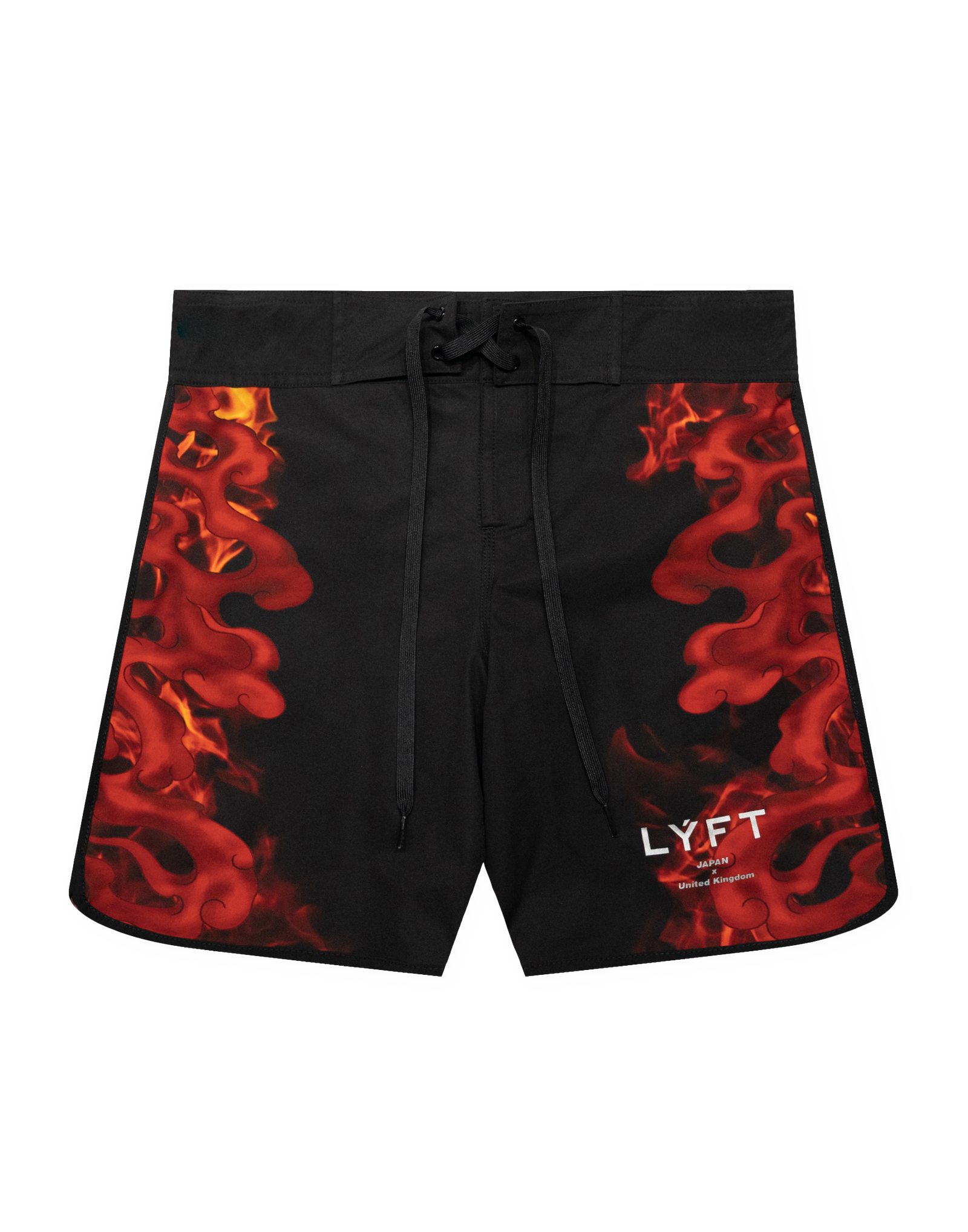 LYFT GRAPHIC STAGE SHORTS リフトサーフパンツ Sサイズ LÝFT Original Graphic Stage Shorts - Junpei Taguchi Type - Black Speci