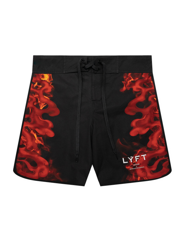 LÝFT Original Graphic Stage Shorts - Junpei Taguchi Type - Black Special