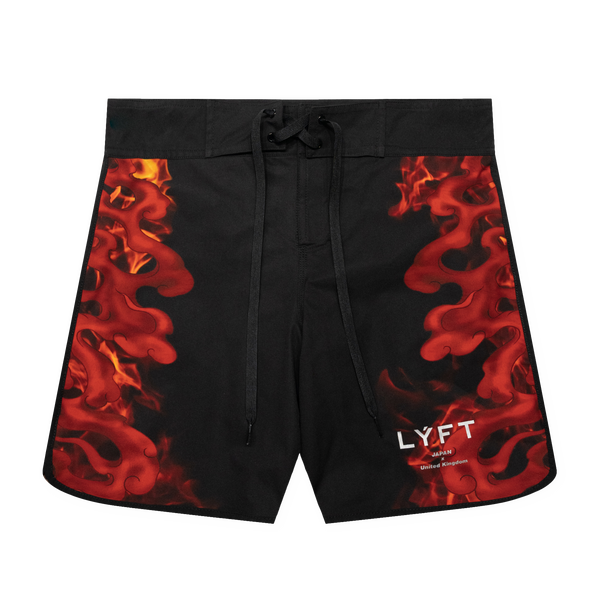 LÝFT Original Graphic Stage Shorts - Junpei Taguchi Type - Black Speci