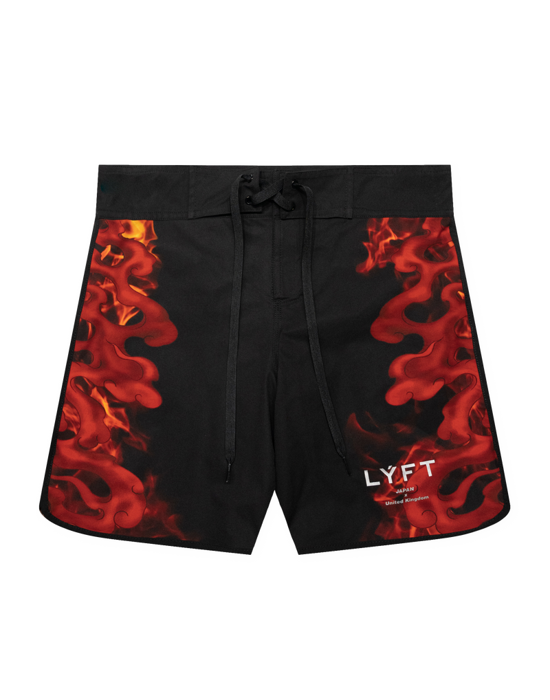 LÝFT Original Graphic Stage Shorts - Junpei Taguchi Type - Black Special