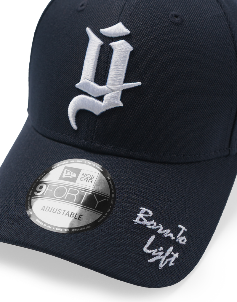 LÝFT × New Era 9Forty Old Ý Logo - Navy LÝFT × New Era 9Forty Old Ý Logo - Navy