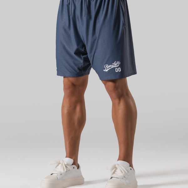 Script Logo Mesh Shorts - Grey – LÝFT