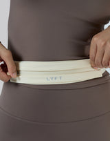 LÝFT Slim Belt Bag - Ivory