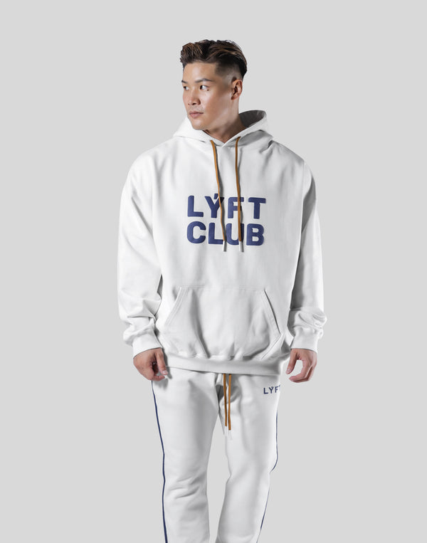 LÝFT CLUB Oversize Sweat Hoodie - Ivory