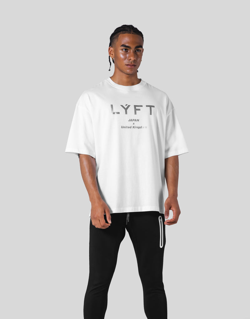 LÝFT Logo Big T-Shirt - White