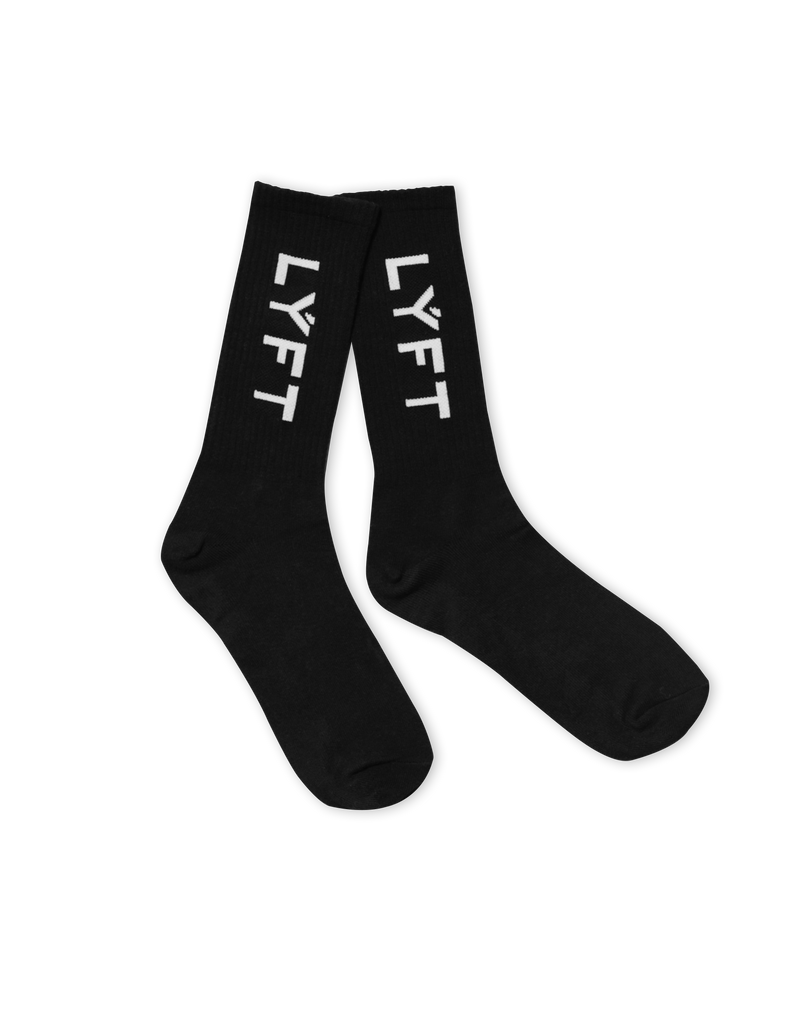 Side LÝFT Logo Socks - Black