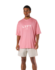 LÝFT Logo Big T-Shirt V.2 - Pink