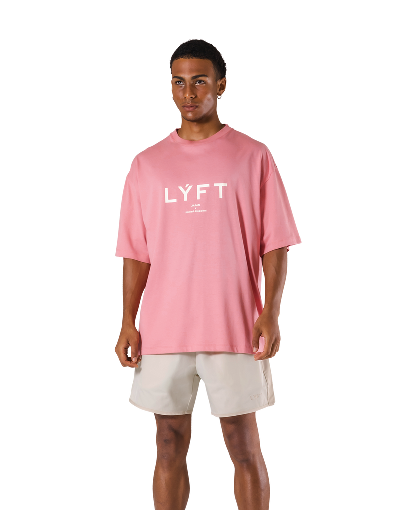 LÝFT Logo Big T-Shirt V.2 - Pink