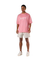 LÝFT Logo Big T-Shirt V.2 - Pink