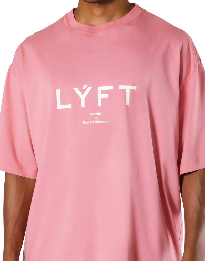 LÝFT Logo Big T-Shirt V.2 - Pink