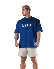 LÝFT Logo Big T-Shirt V.2 - Blue