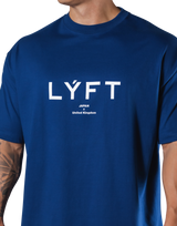 LÝFT Logo Big T-Shirt V.2 - Blue