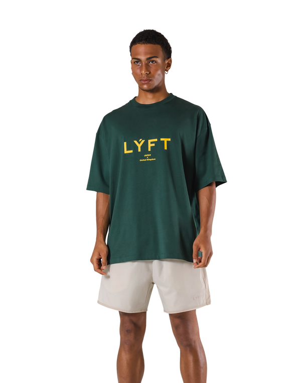 LÝFT Logo Big T-Shirt V.2 - Green