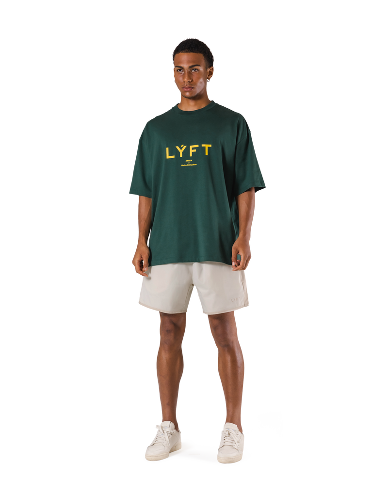 LÝFT Logo Big T-Shirt V.2 - Green