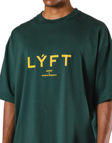 LÝFT Logo Big T-Shirt V.2 - Green