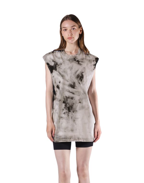 Tie Dye No Sleeve - Ivory