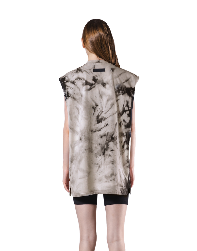 Tie Dye No Sleeve - Ivory