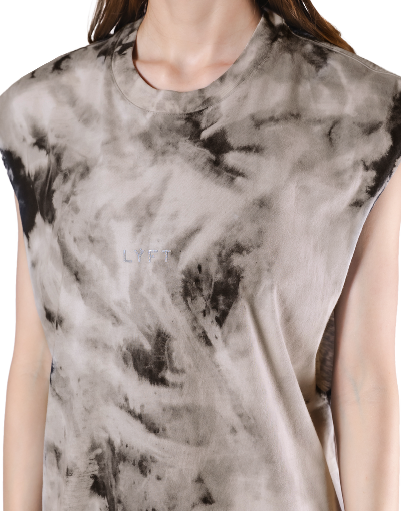 Tie Dye No Sleeve - Ivory