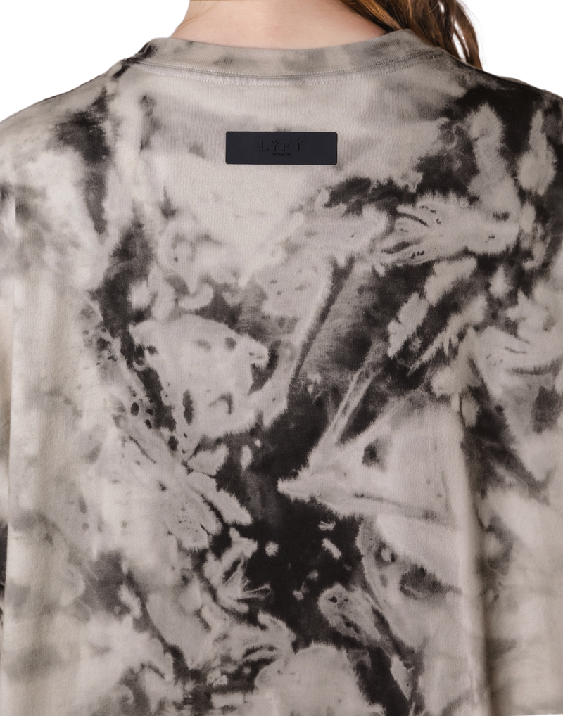 Tie Dye Big T-Shirt - Ivory