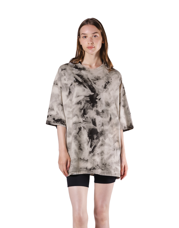 Tie Dye Big T-Shirt - Ivory