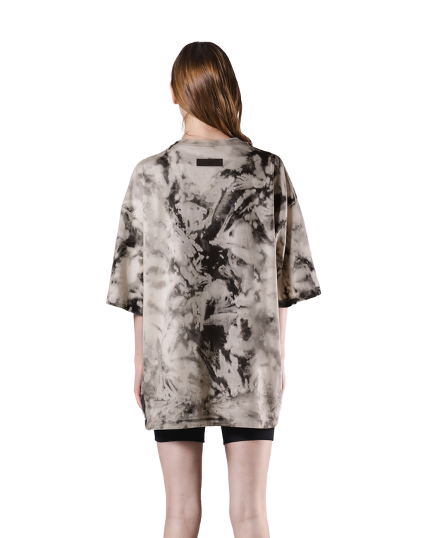 Tie Dye Big T-Shirt - Ivory