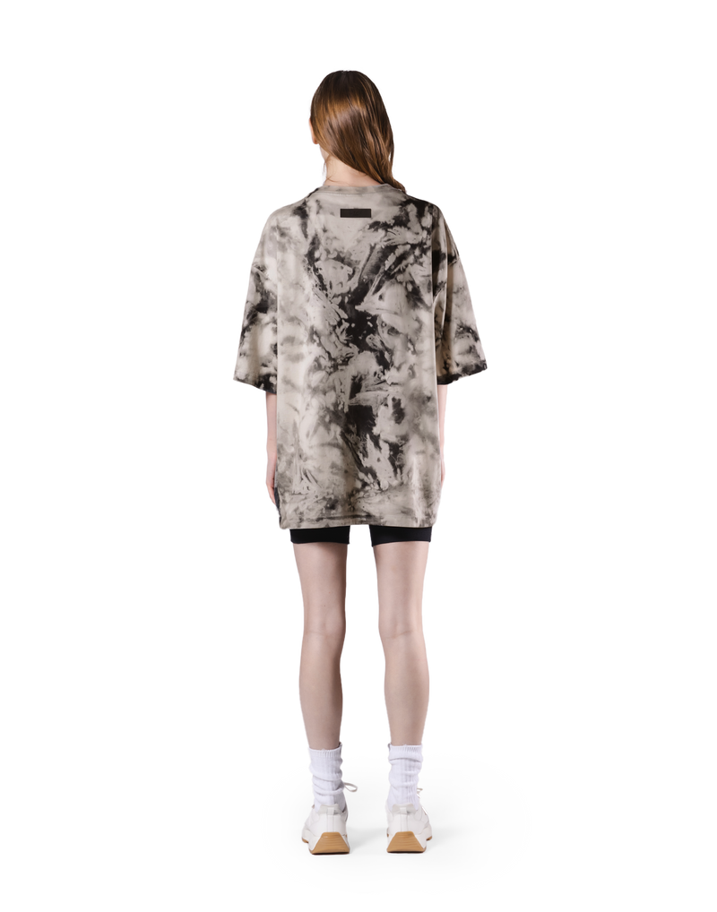 Tie Dye Big T-Shirt - Ivory