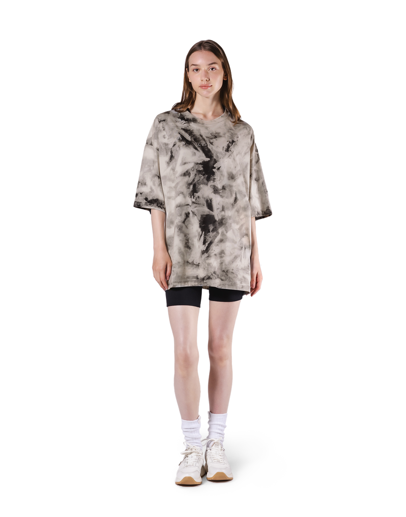 Tie Dye Big T-Shirt - Ivory