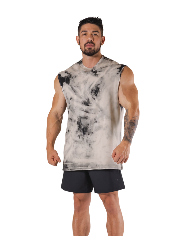 Tie Dye No Sleeve - Ivory