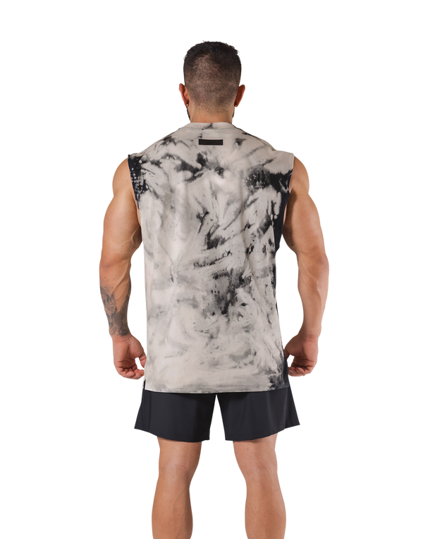 Tie Dye No Sleeve - Ivory