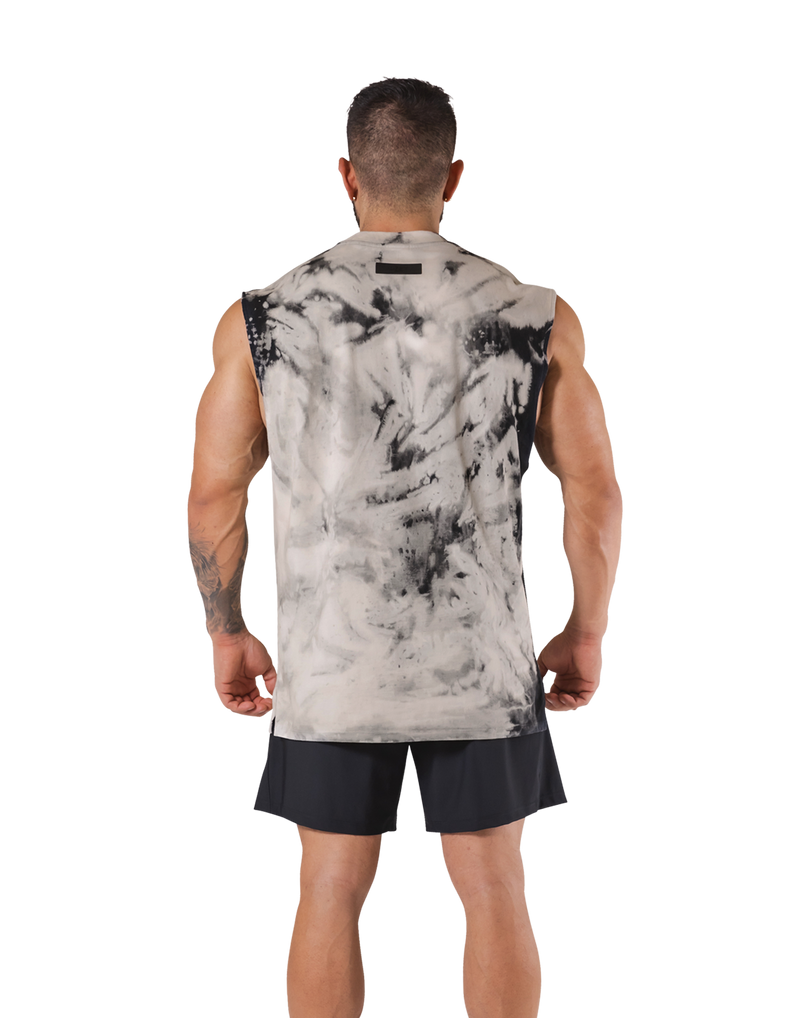 Tie Dye No Sleeve - Ivory