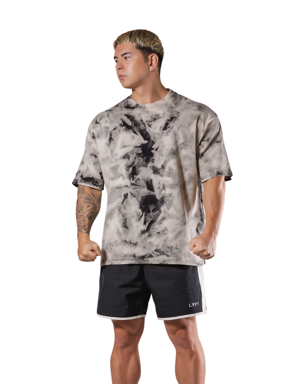 Tie Dye Big T-Shirt - Ivory