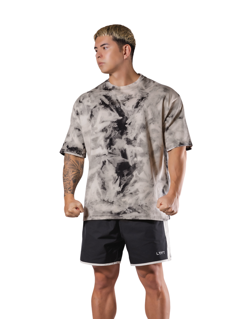 Tie Dye Big T-Shirt - Ivory