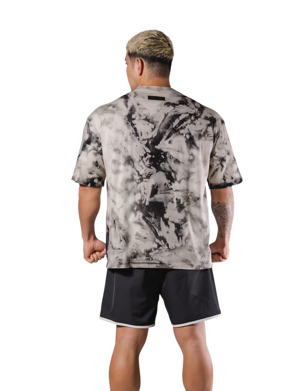 Tie Dye Big T-Shirt - Ivory