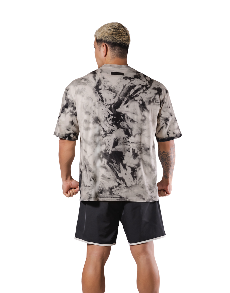 Tie Dye Big T-Shirt - Ivory