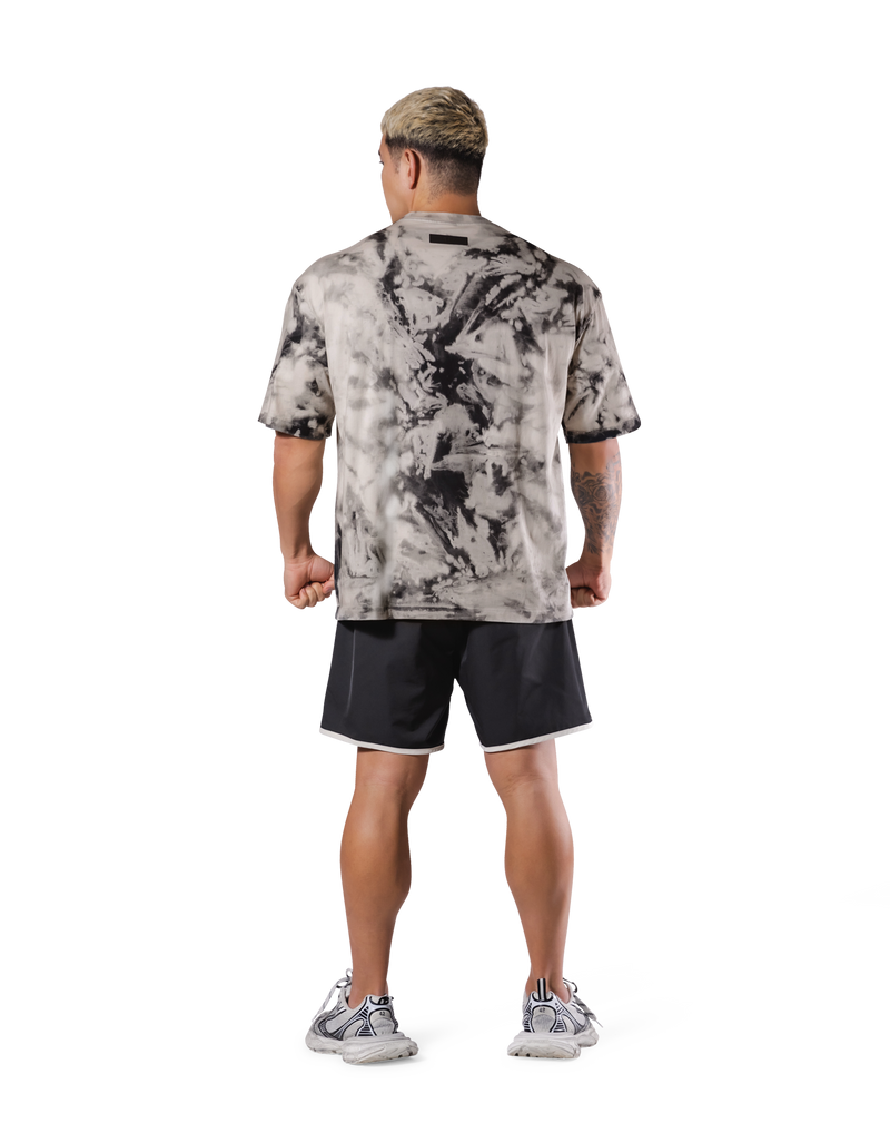 Tie Dye Big T-Shirt - Ivory