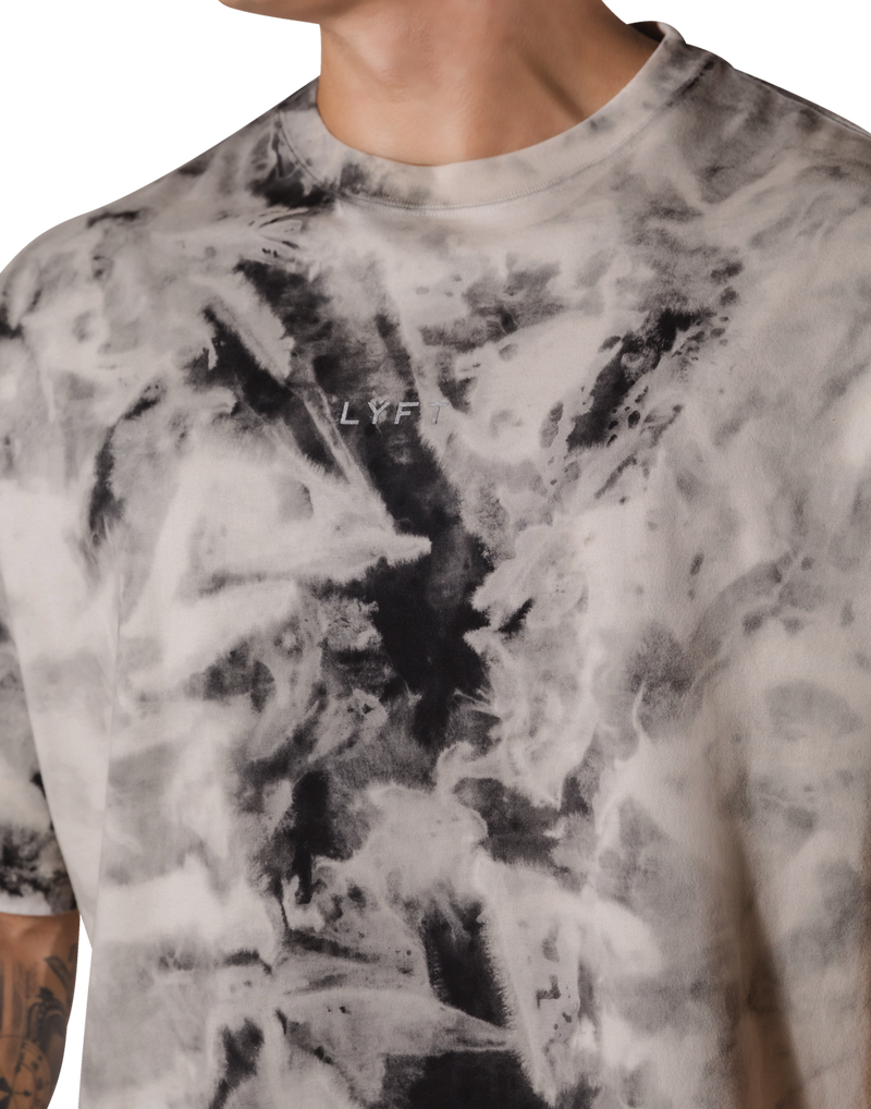 Tie Dye Big T-Shirt - Ivory