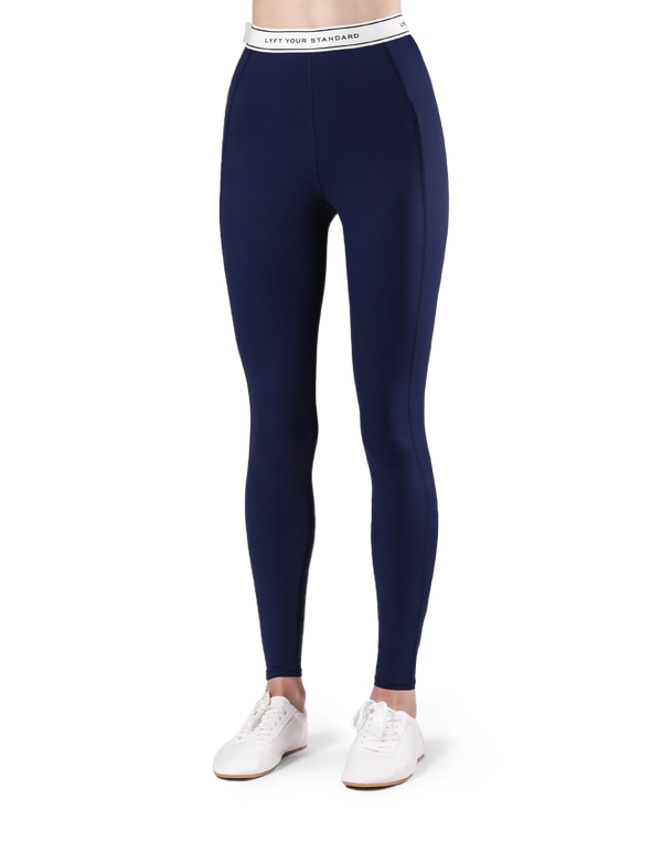 LÝS Rib Leggings - Navy