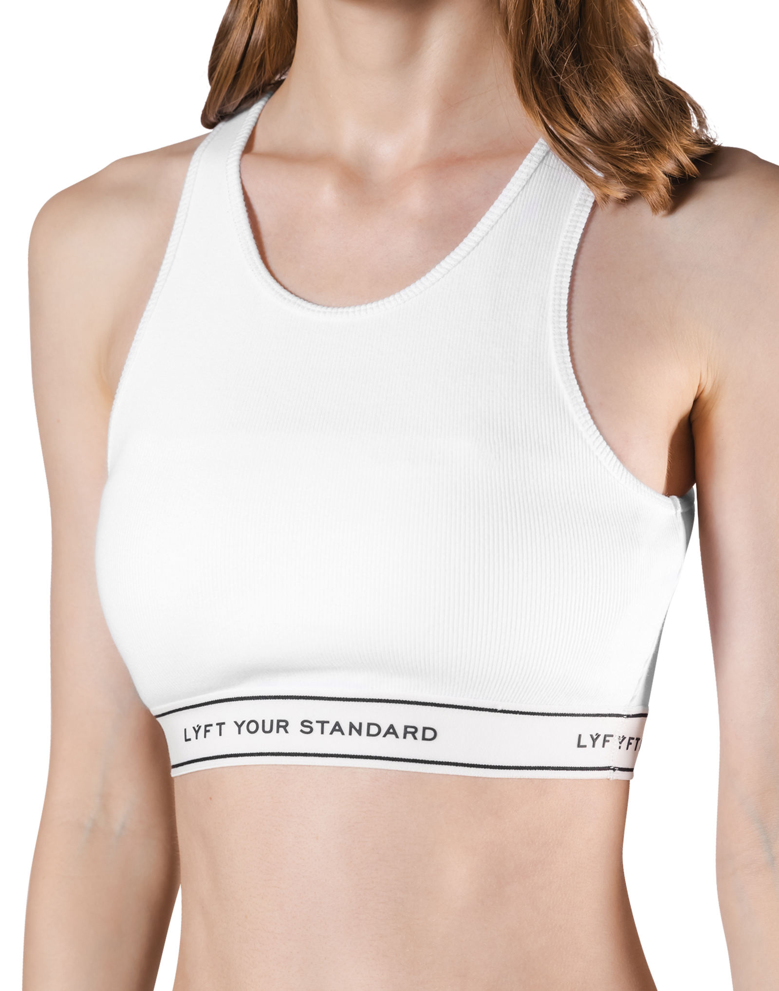 LÝS Rib Woven Tanktop - White – LÝFT