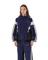 2Line Oversize Track Jacket - Navy – LÝFT 2Line Oversize Track Jacket - Navy – LÝFT