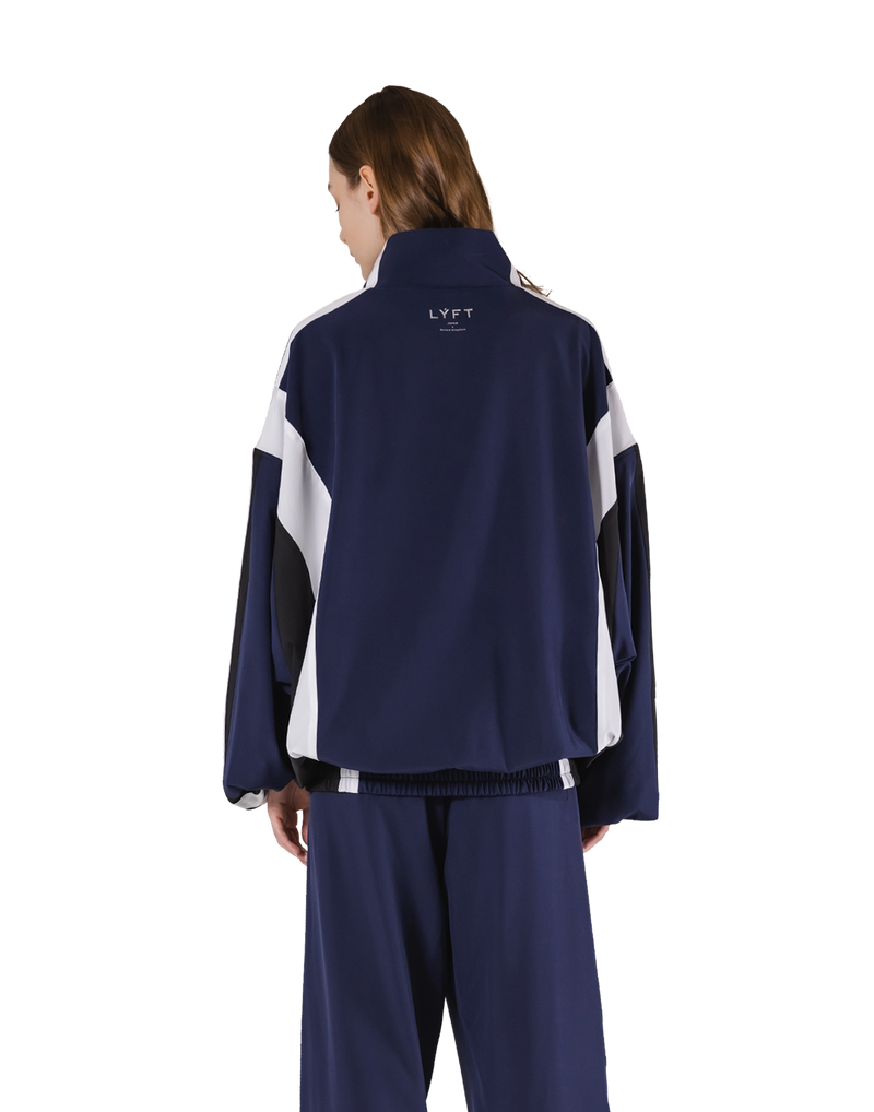 2Line Oversize Track Jacket - Navy