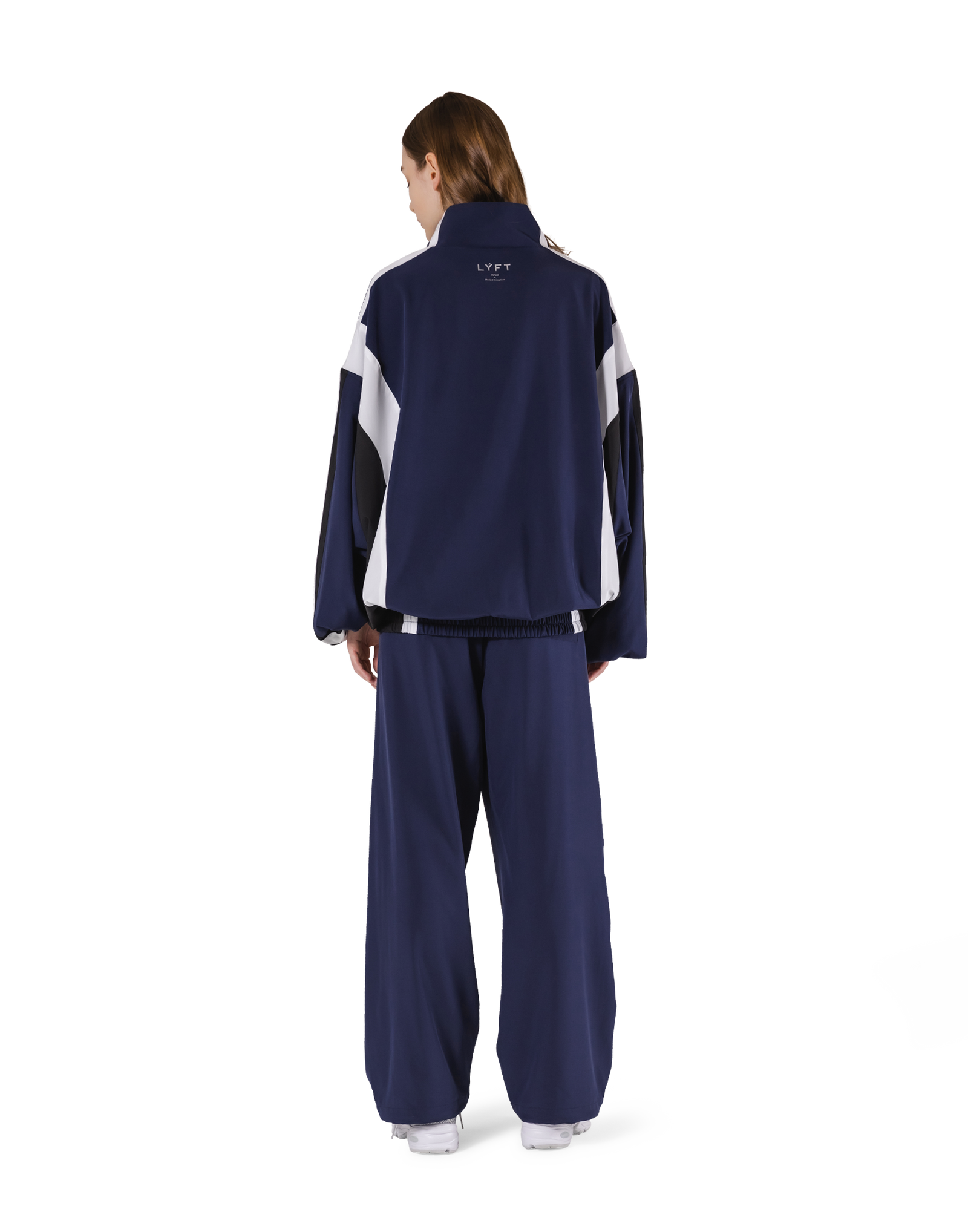 LYFT 2LINE OVERSIZE TRACK JACKET ブラック LYFT 2LINE OVERSIZE TRACK JACKET ブラック