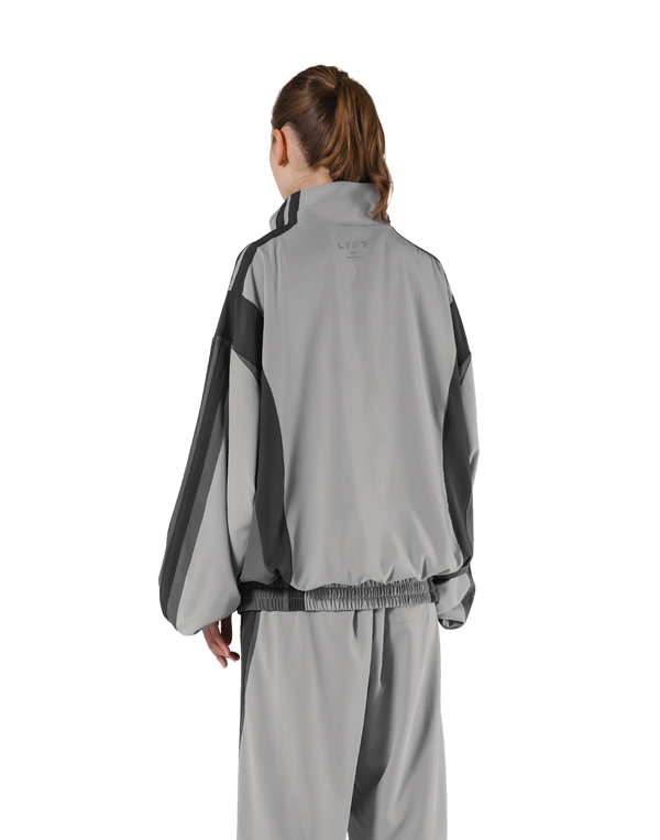 2Line Oversize Track Jacket - Grey