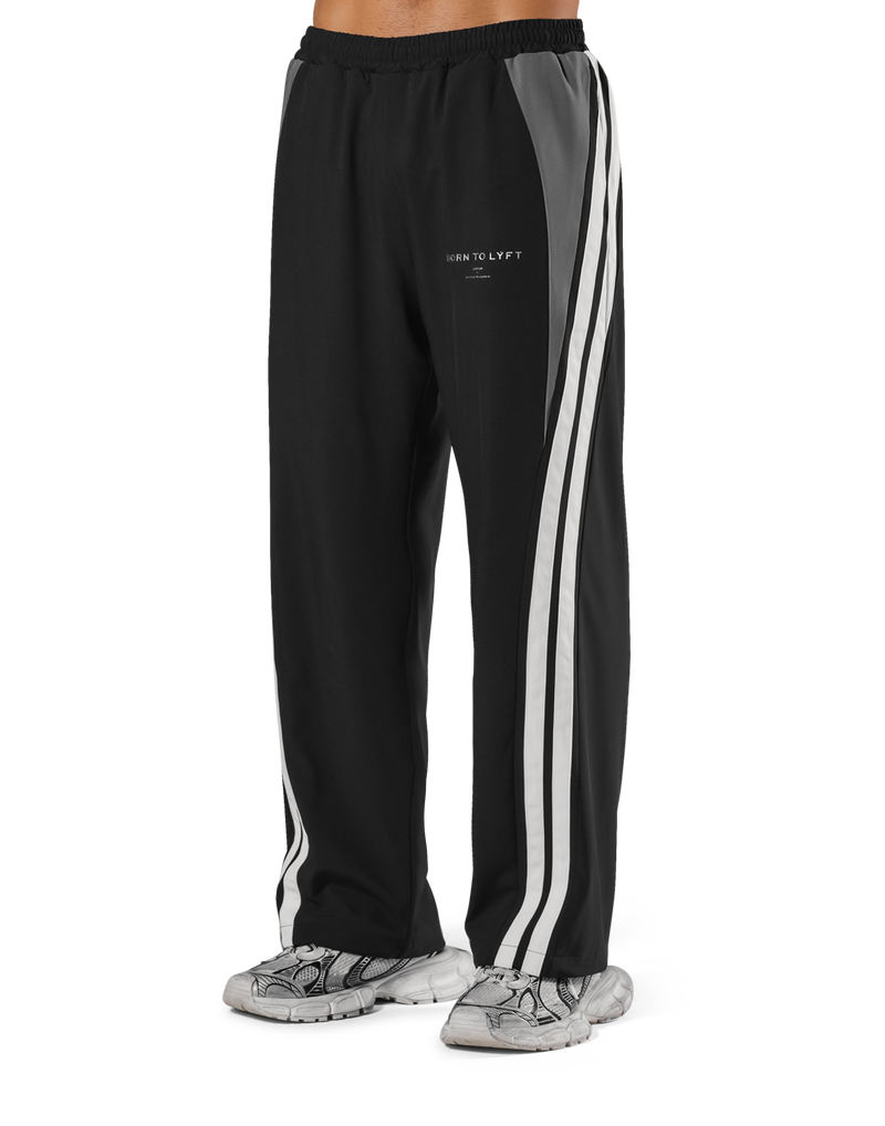 2Line Adjustable Wide Track Pants - Black – LÝFT 2Line Adjustable Wide Track Pants - Black – LÝFT